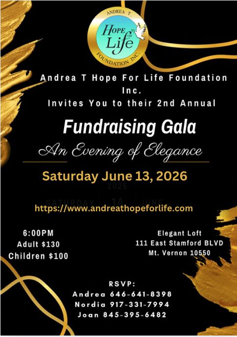 Second Annual Gala Flyer